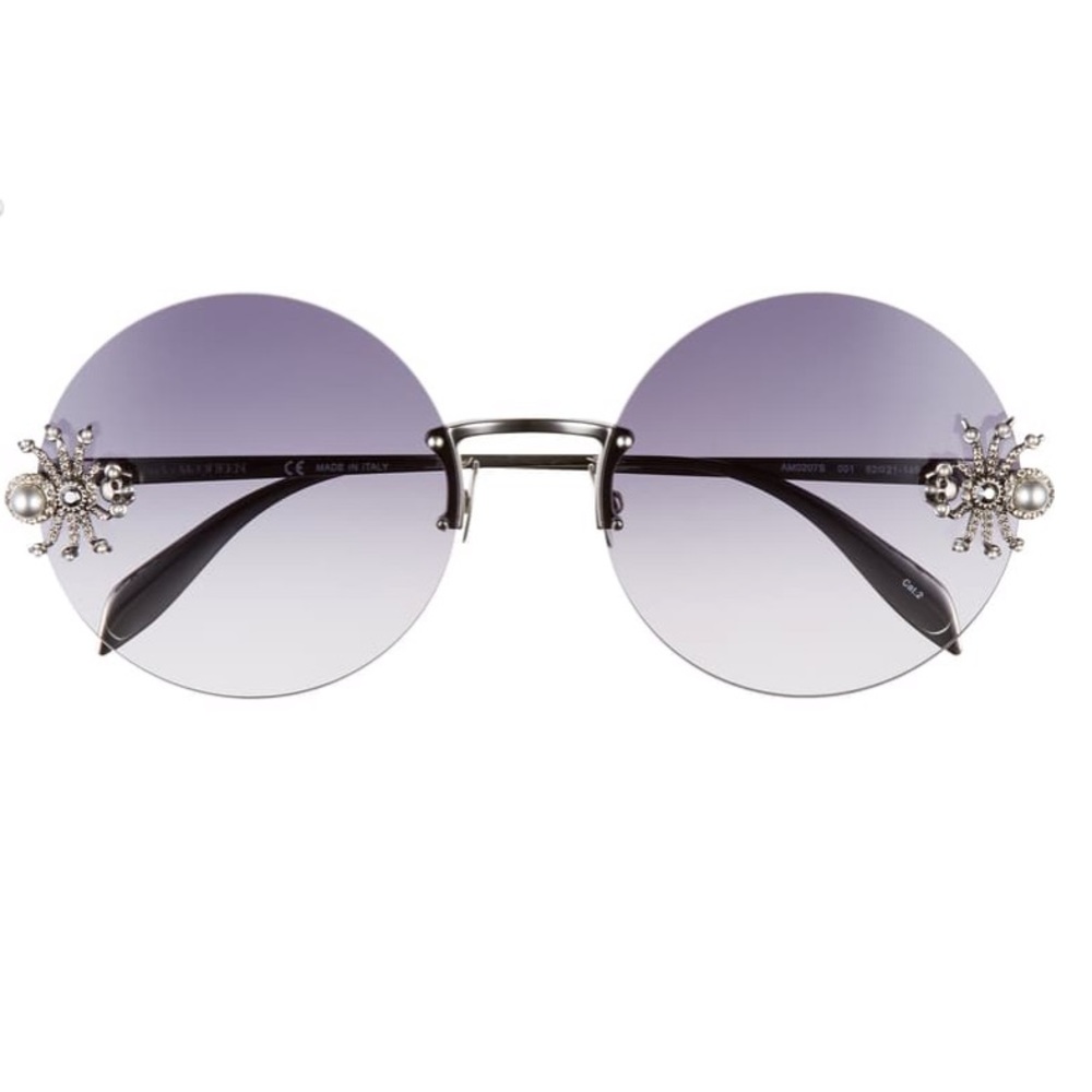 Alexander McQueen Oversized Rimless Glasses